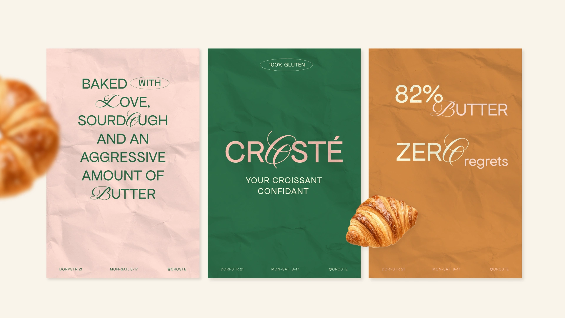 Modern bakery identity - design